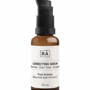 Correcting serum with Bakuchiol and vitamin C for firmness, glow and elasticity