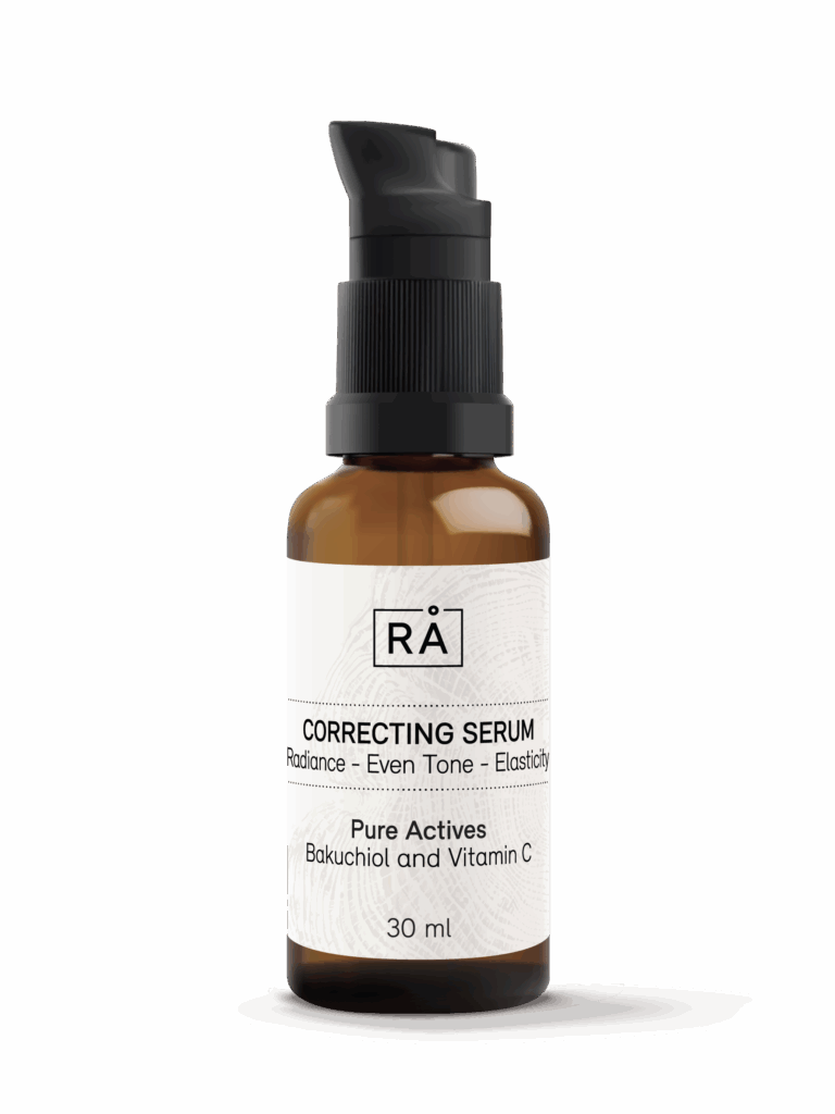 Correcting serum with Bakuchiol and vitamin C for firmness, glow and elasticity
