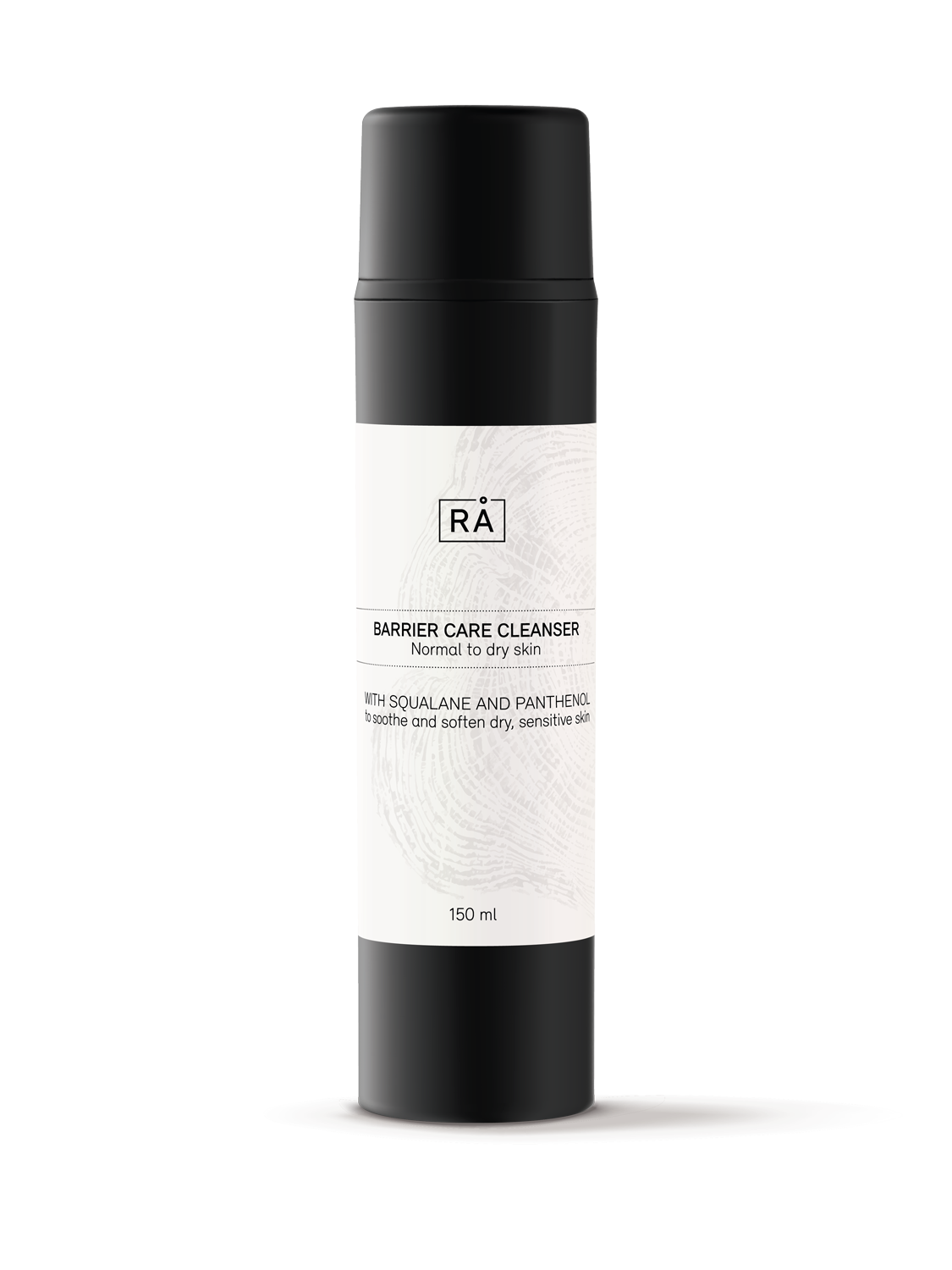 Mykgjørende rensemelk med niacinamide, squalane og panthenol som roer og mykgjør en sensitiv hud. Uten parfyme.