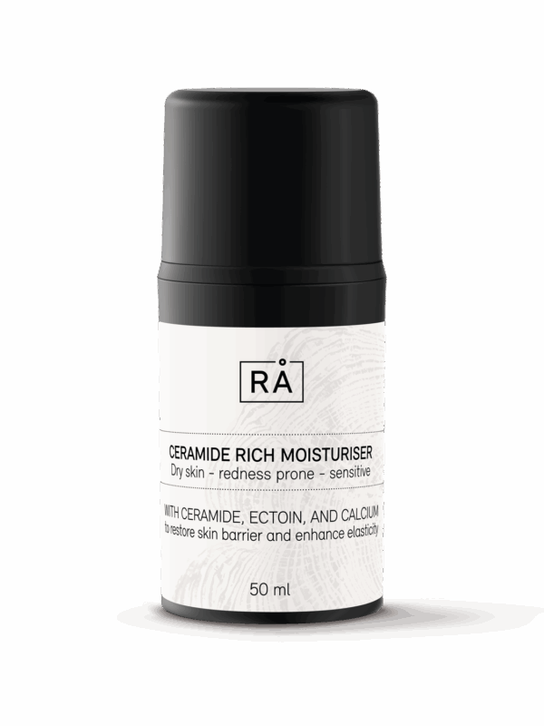 Bilde av ceramide rich moisturiser. En parfymefri fuktighetskrem med ceramider for senstitv hud.