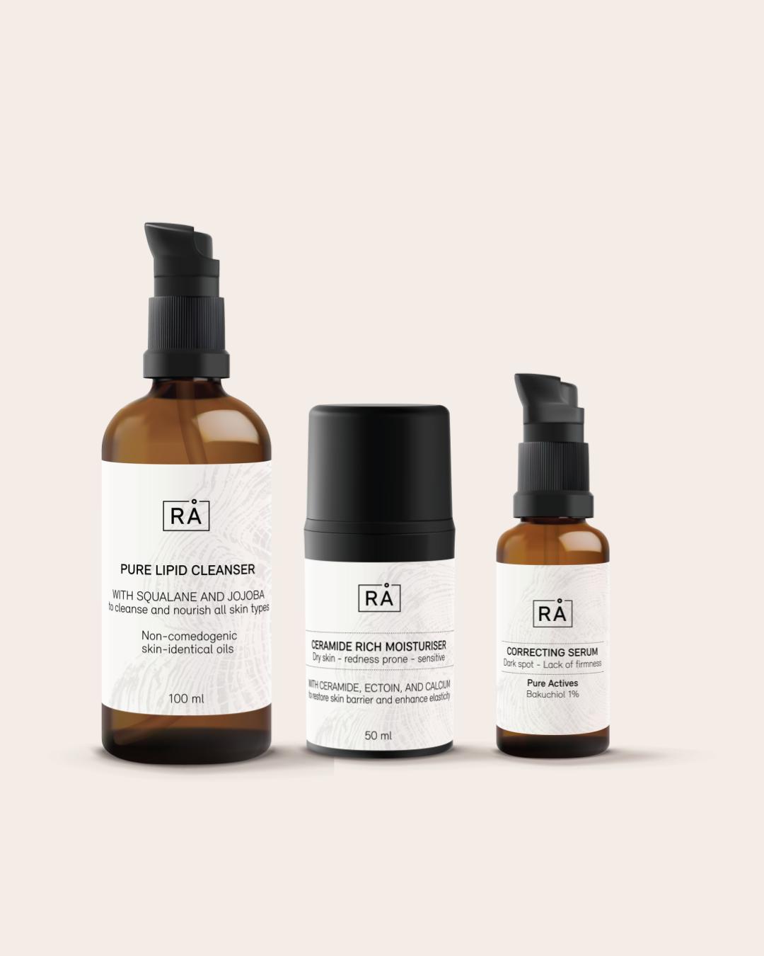 Hudpleiesett for tørr, voksen hud - Bilde 1