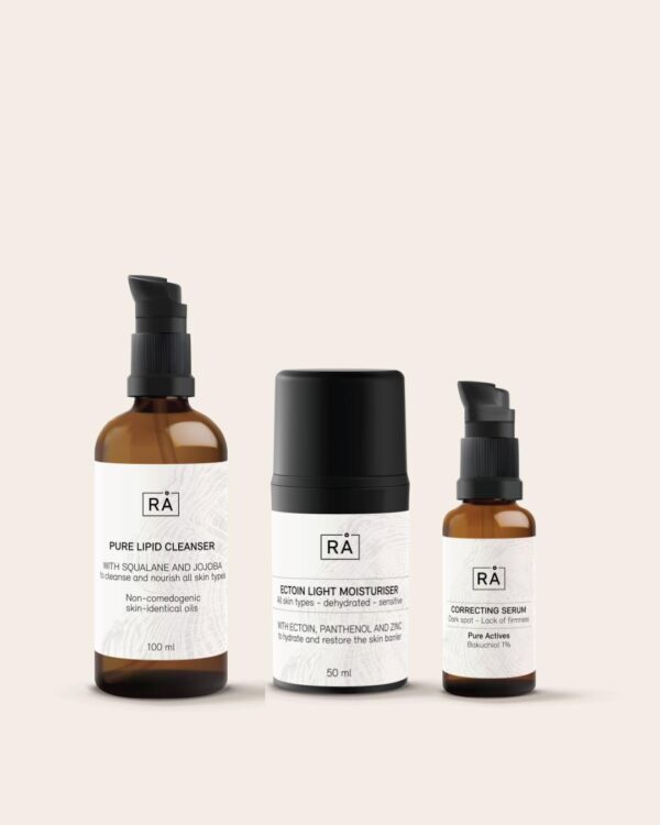 Product image of skin care set for skin improvement, hydration and glow